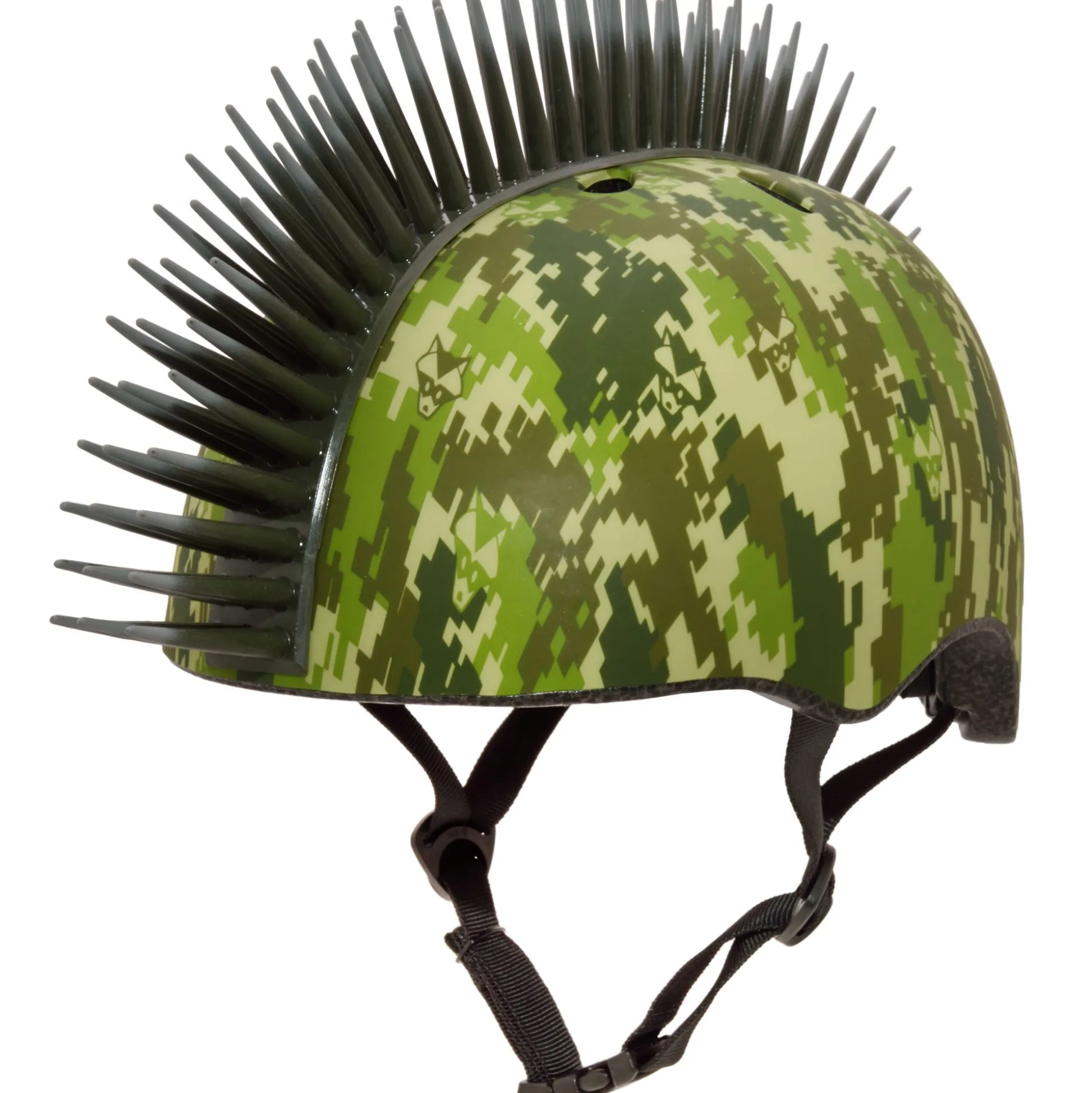 Kids Bell Helmets Digital Camo Mohawk