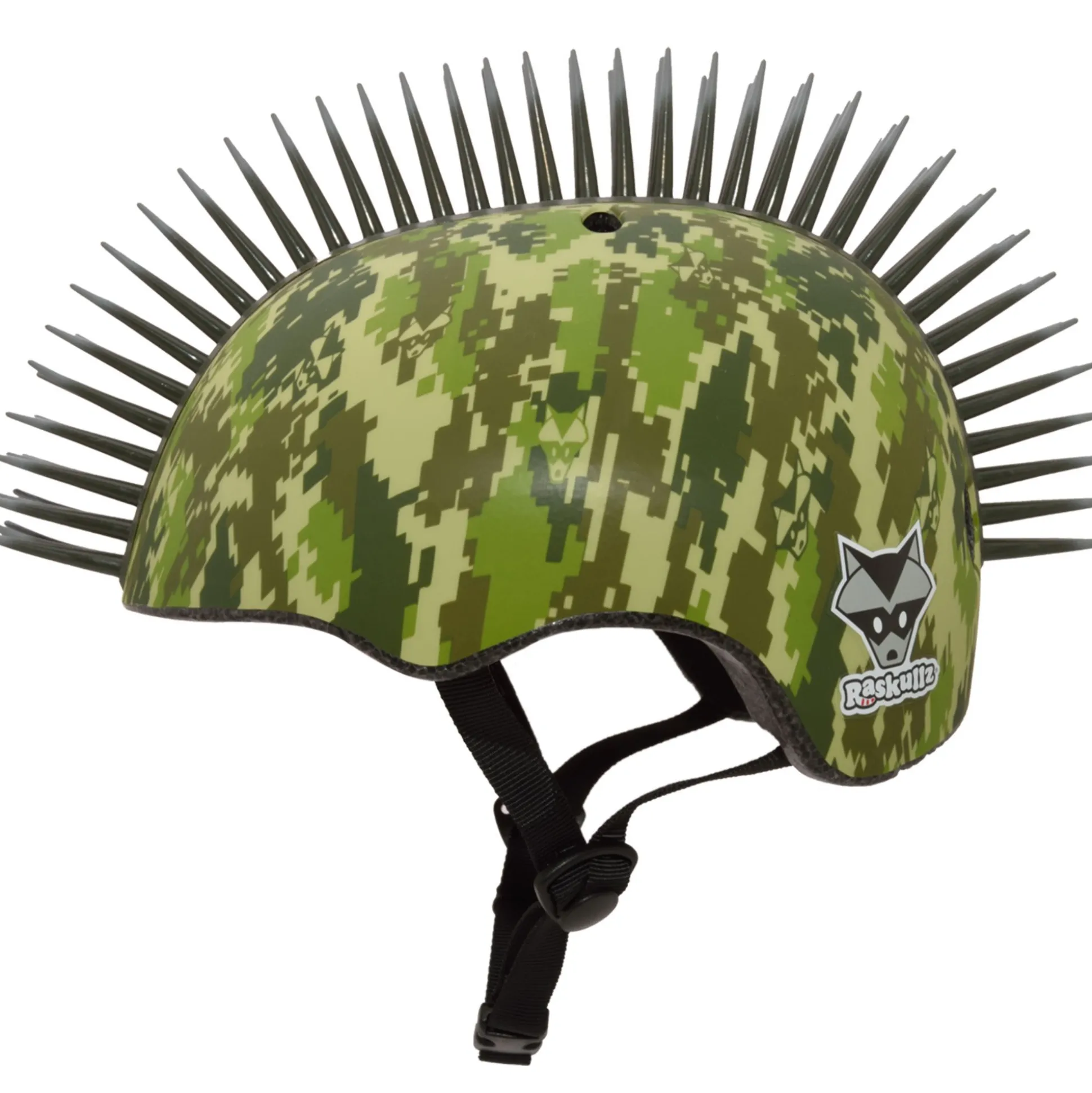 Kids Bell Helmets Digital Camo Mohawk